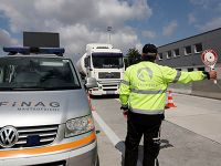 Kontrolle der Vignette in Österreich