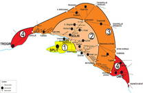 Karte Stadttarife Split