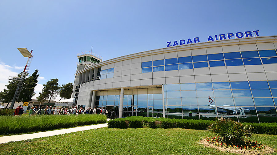 Flughafen Zadar, Zemunik Donji, Kroatien