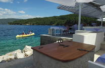 Strandbar Valun, Insel Cres