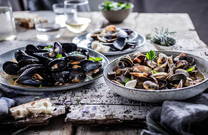 Muschelgericht, Kroatien