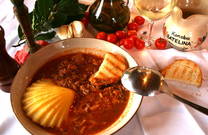 Konoba Batelina - Fischsuppe mit Polenta