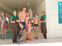 Familie im Aquapark Cikat