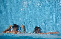 Wasserfall im Aquapark Istralandia