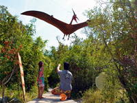 Der Wanderweg durch den Dinopark