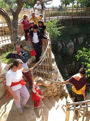 Eingang zur Grotte Baredine
