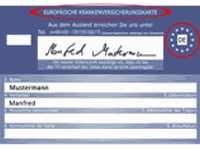 Europäische Krankenversicherungskarte