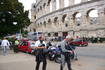 Motorradfahrer, Sightseeing Pula