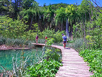 'Rudern, Plitvicer Seen