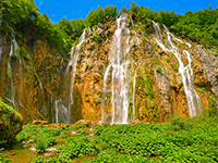 NP Plitvicer Seen, Veliki Slap Wasserfall