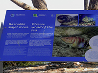 Naturpark Telascica, Infotafel