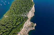 Luftaufnahme Steilklippen