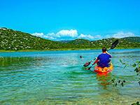Kajak, Naturpark Vransko Jezero
