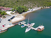 Limski Kanal, Parkplätze