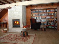 Agrotourismus Japodi - Aufenthaltsraum mit Kamin