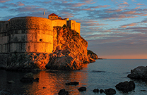Abenddämmerung Festung Bokar