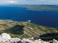 Ausblick Berg Vidova Gora
