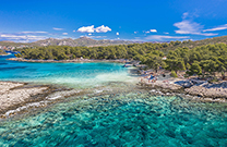 Strand Mlini, Insel Marinkovac