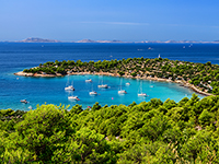 Ausblick Strand Kosirina