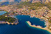 Makarska Luftaufnahme