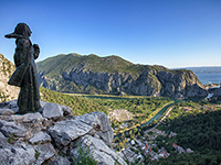 Aussichtspunkt Statue Mila Gojsalic