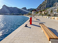Uferpromenade von Omiš