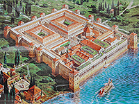 Grafik Diokletian Palast, Split