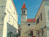 Kirche Gospa od Ružarija in Seget Donji