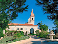 Schloss auf der Insel Sv. Andrija