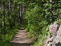 Liebespfad (Put ljubavi) in Crikvenica