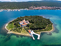 Kloster auf der Insel Kosljun