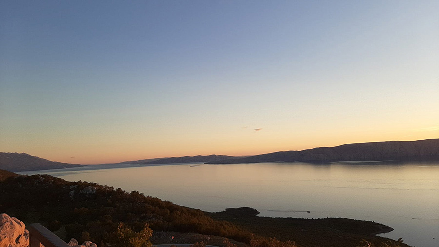 Augen von Vinodol -Aussichtspunkt Kuk