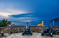 Ausblick Nehaj, Abend