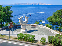 Sonnenuhr an der Adria-Magistrale