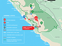 Lageplan, Skywalk Biokovo