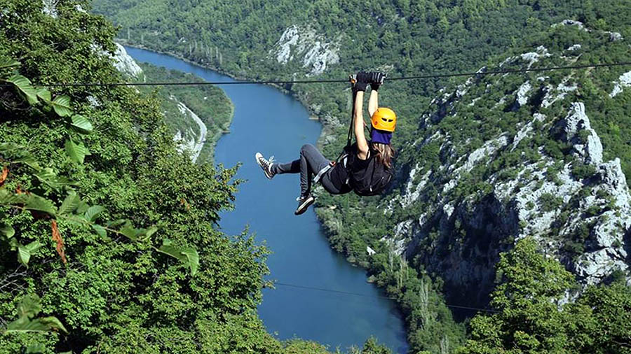 Zipline Croatia - Omis, Kroatien