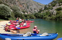 Pause am Ufer Zrmanja