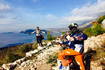 Enduro Fahrer in Kroatien