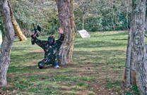 Paintball Spiel Green Garden