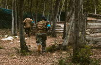Paintball Spieler in Tar