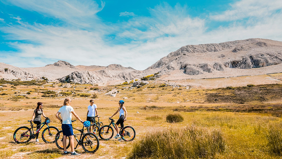 Radfahren Insel Pag - Dalmatien, Kroatien