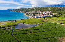 Luftaufnahme Novaljsko Polje