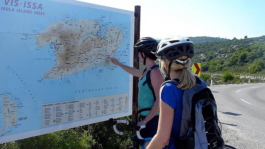 Radtour auf der Insel Vis