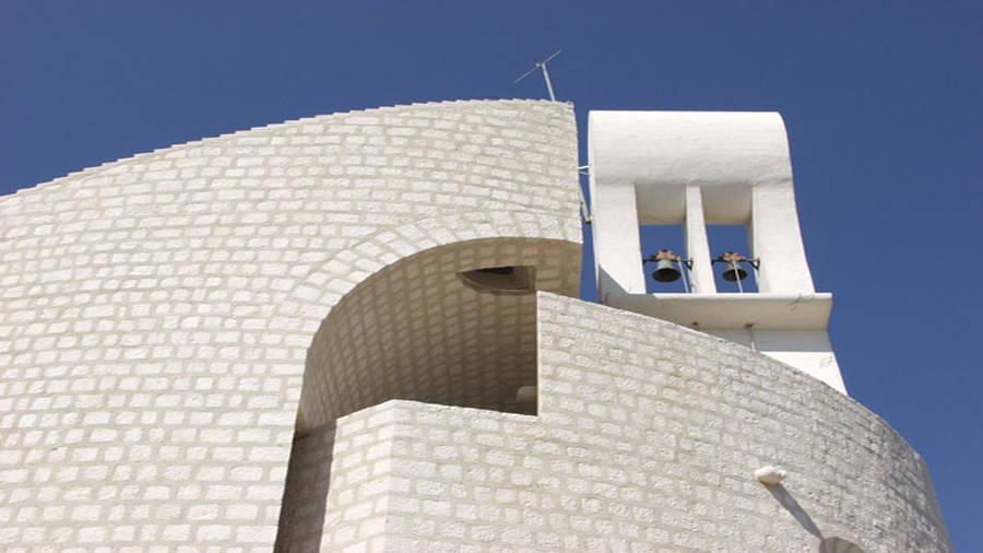 Ziel der Radtour Kozora Okit - Kirche Gospe od Karmela