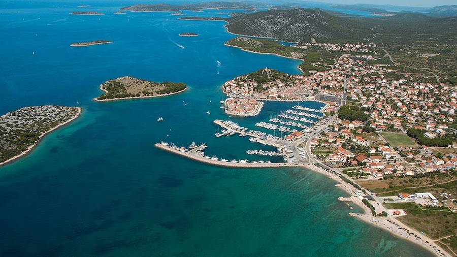 Radtour Fischerort Tribunj