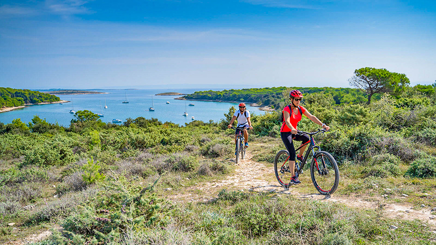 Radrouten Medulin - Pula - Mountainbiketour