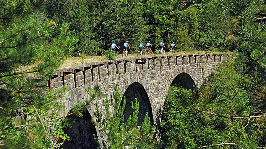 Radroute Umag - Eisenbahnstrecke Parenzana