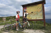 Radfahren Umag-Novigrad - Info Tafel
