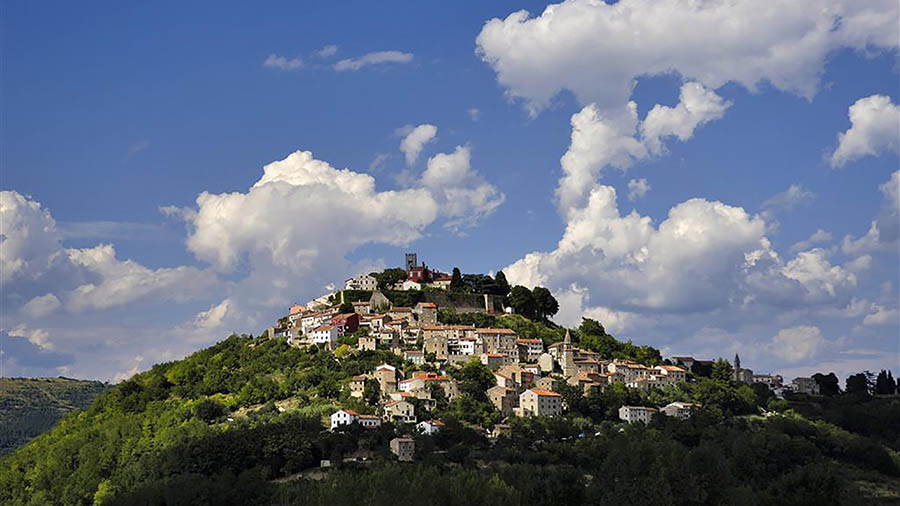 Radrouten Umag-Novigrad  - Radroute via Montanara - Motovun