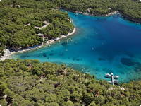 Radfahren Losinj - Bucht Cikat